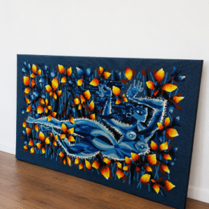 Mid Century ‘Undine’ French Tapestry Mid Century 'Undine' French Tapestry