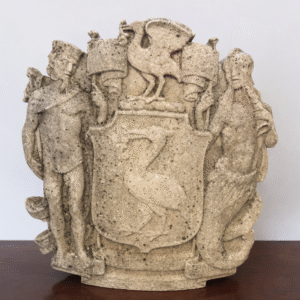 Antique Stone Liverpool Crest of Arms
