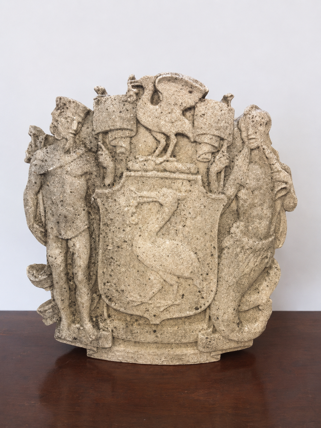 Antique Stone Liverpool Crest of Arms
