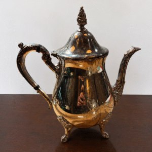 Antique Silver-Plated Teapots