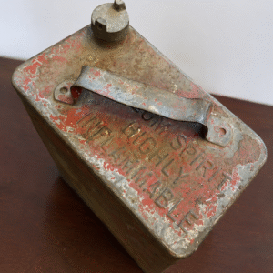 Vintage Fuel Can ‘Petroleum Spirit’ Vintage Fuel Can 'Petroleum Spirit'