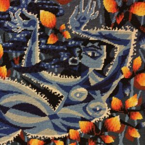 Mid Century ‘Undine’ French Tapestry Mid Century 'Undine' French Tapestry