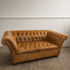 Mid Century 6 Drawer Chest Vintage Style Tan Chesterfield Sofa
