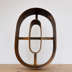 Vintage Metal Numbers Vintage Metal Number