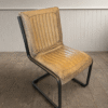 Contemporary Cream Leather Chair