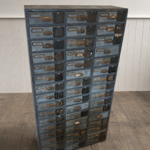 Mid Century Wooden Filing Cabinet