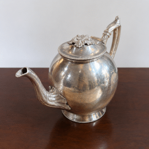 Antique Silver-Plated Teapots