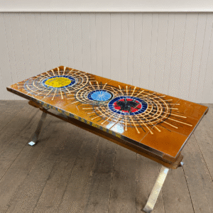 1960s Juliette Belarti Tiled Coffee Table 1960s Juliette Belarti Tiled Coffee Table