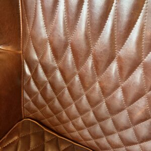 Classic Dimond Quilted Leather Armchair