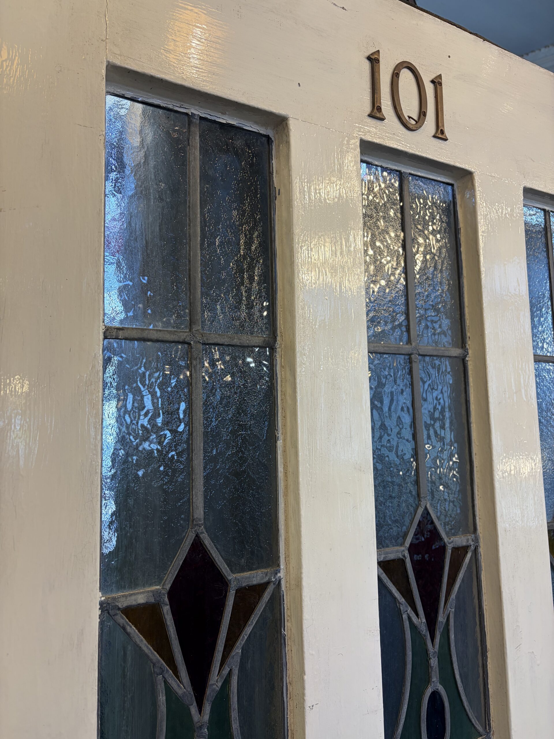 Edwardian Leaded Glass Front Door Edwardian Leaded Glass Front Door