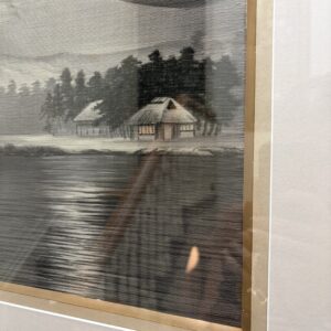 Vintage Japanese Silk Painting