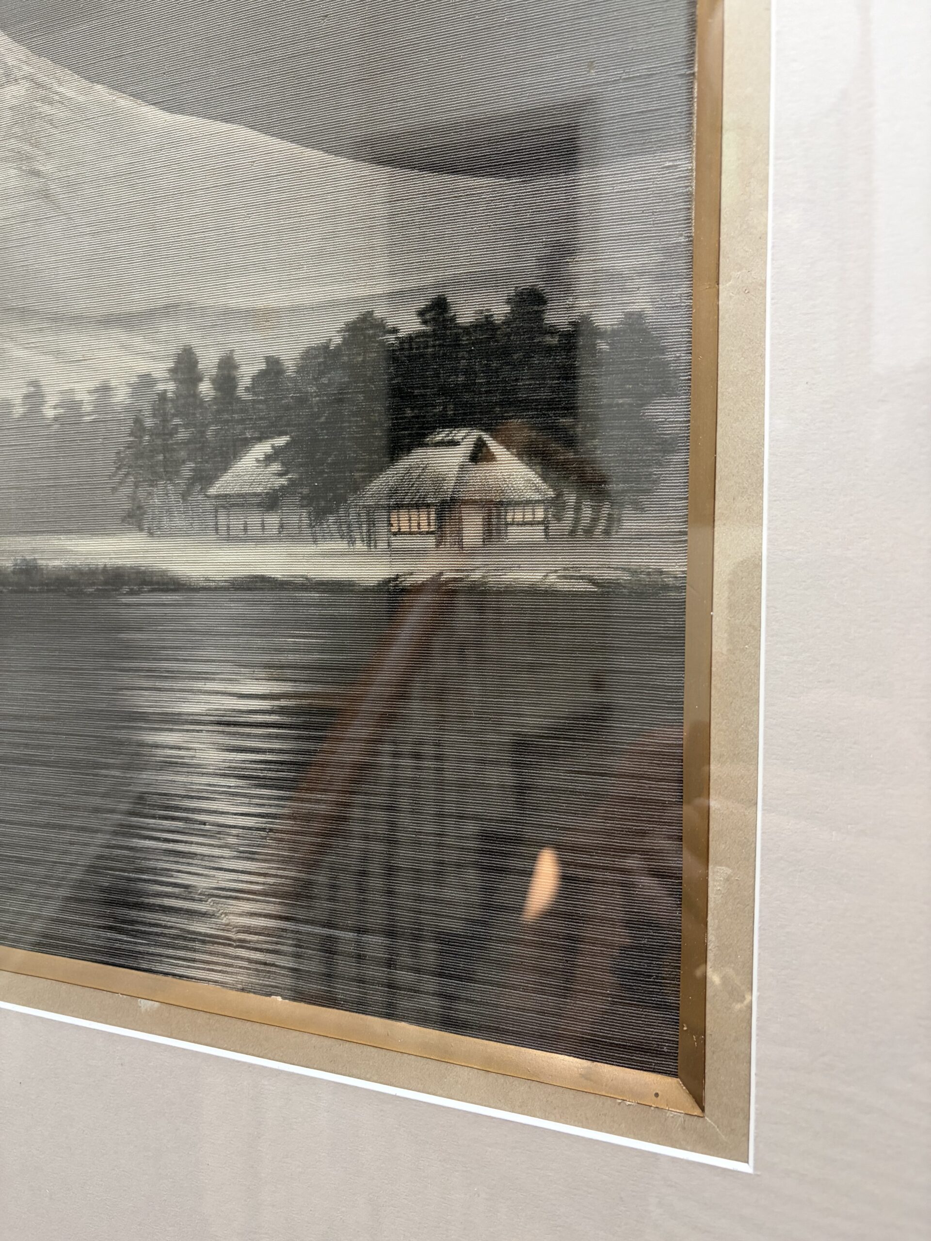 Vintage Japanese Silk Painting Vintage Japanese Silk Painting