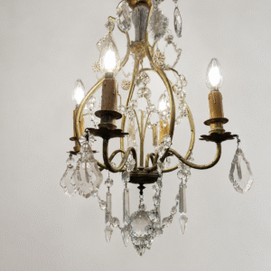 Vintage French Birdcage Chandelier Vintage French Birdcage Chandelier