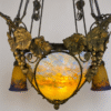 Art Nouveau 'Muller Frères' Chandelier