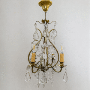 Vintage French Birdcage Chandelier Vintage French Birdcage Chandelier