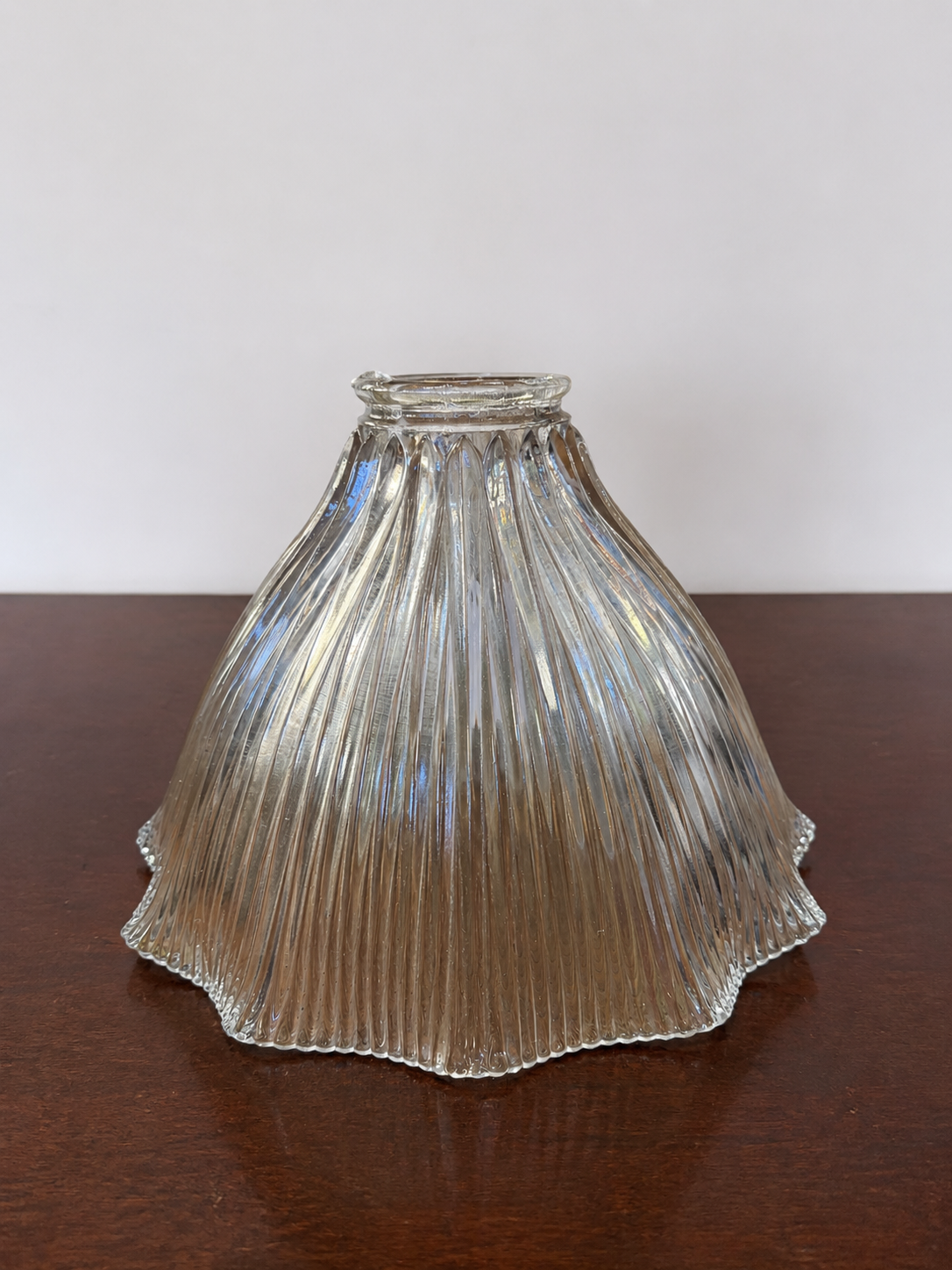 Art Deco Prismatic Glass Shade