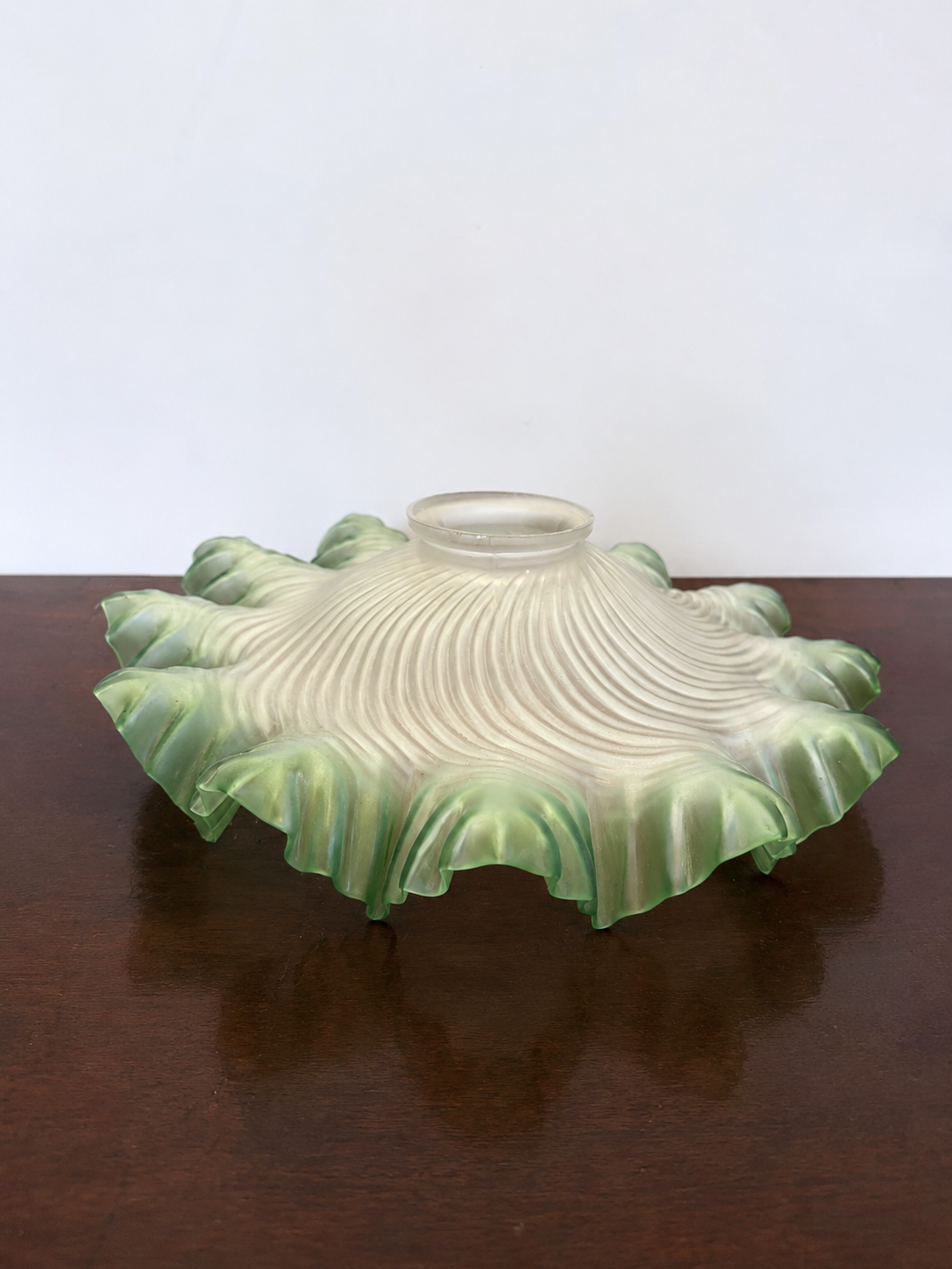 Vintage French Floral Frosted Shade