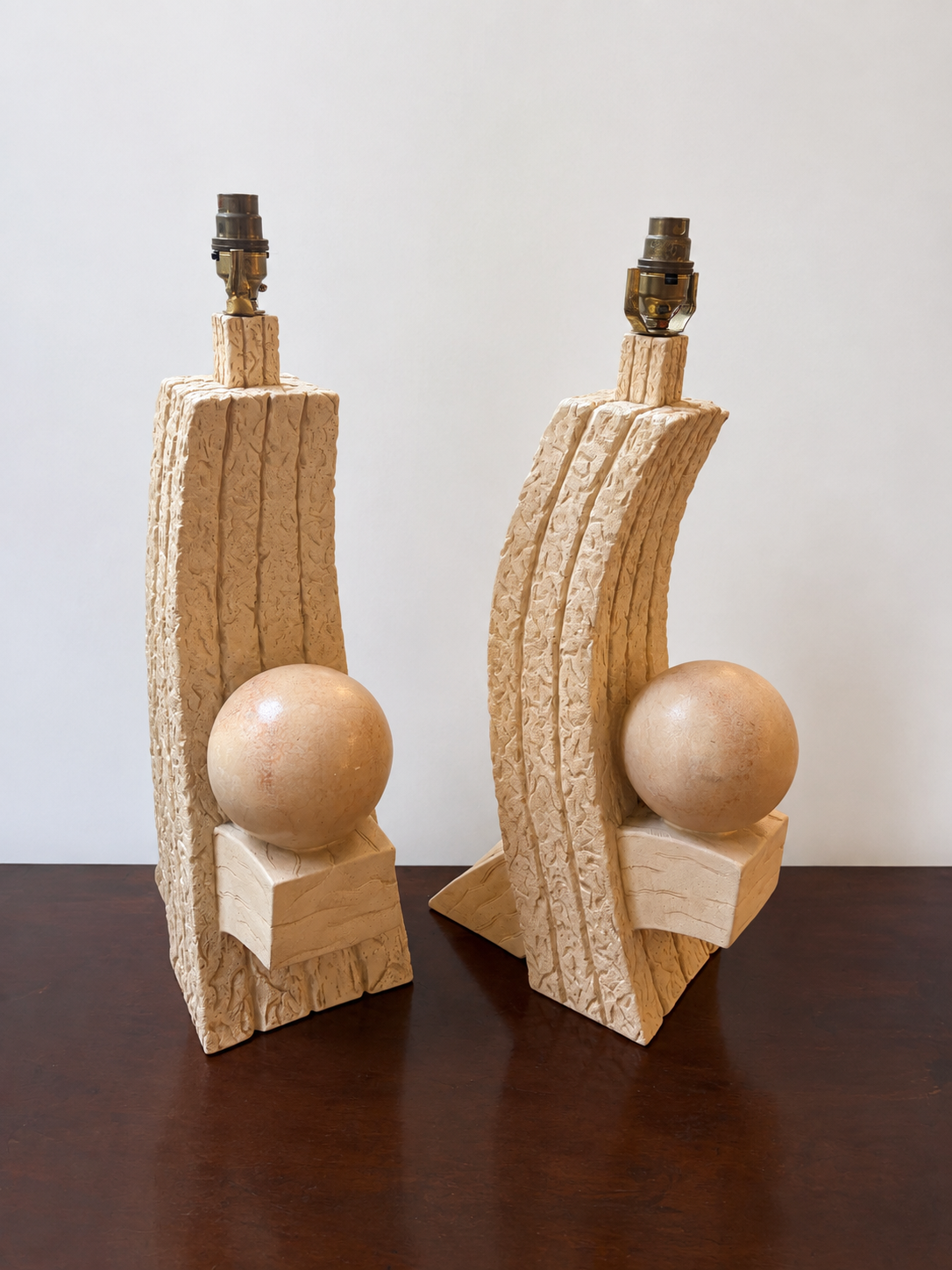Post Modern Tessellated Stone Lamp