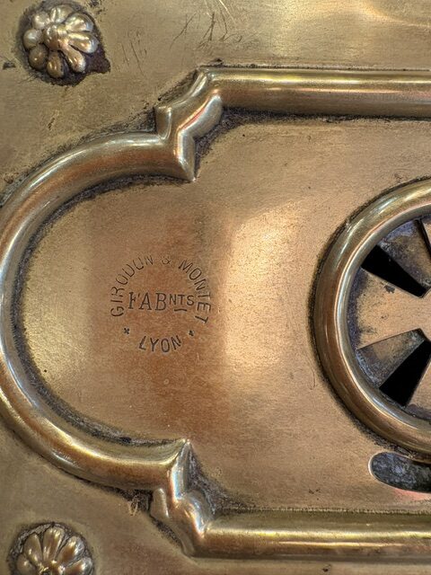 Antique French Brass Carriage Warmer Antique French Brass Carriage Warmer