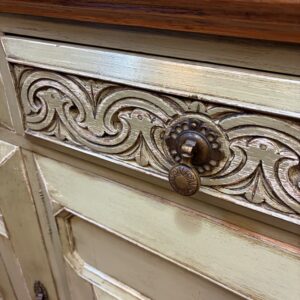 Vintage Rustic Sage Green Sideboard Vintage Rustic Sage Green Sideboard