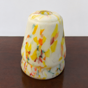 Art Deco Mutlicoloured Speckled Glass Shade Art Deco Mutlicoloured Speckled Glass Shade