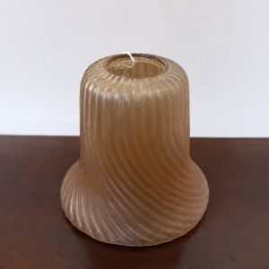 Vintage Frosted Swirl Glass Shade Vintage Frosted Swirl Glass Shade