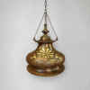 Antique Arts + Crafts Copper Brass Pendant
