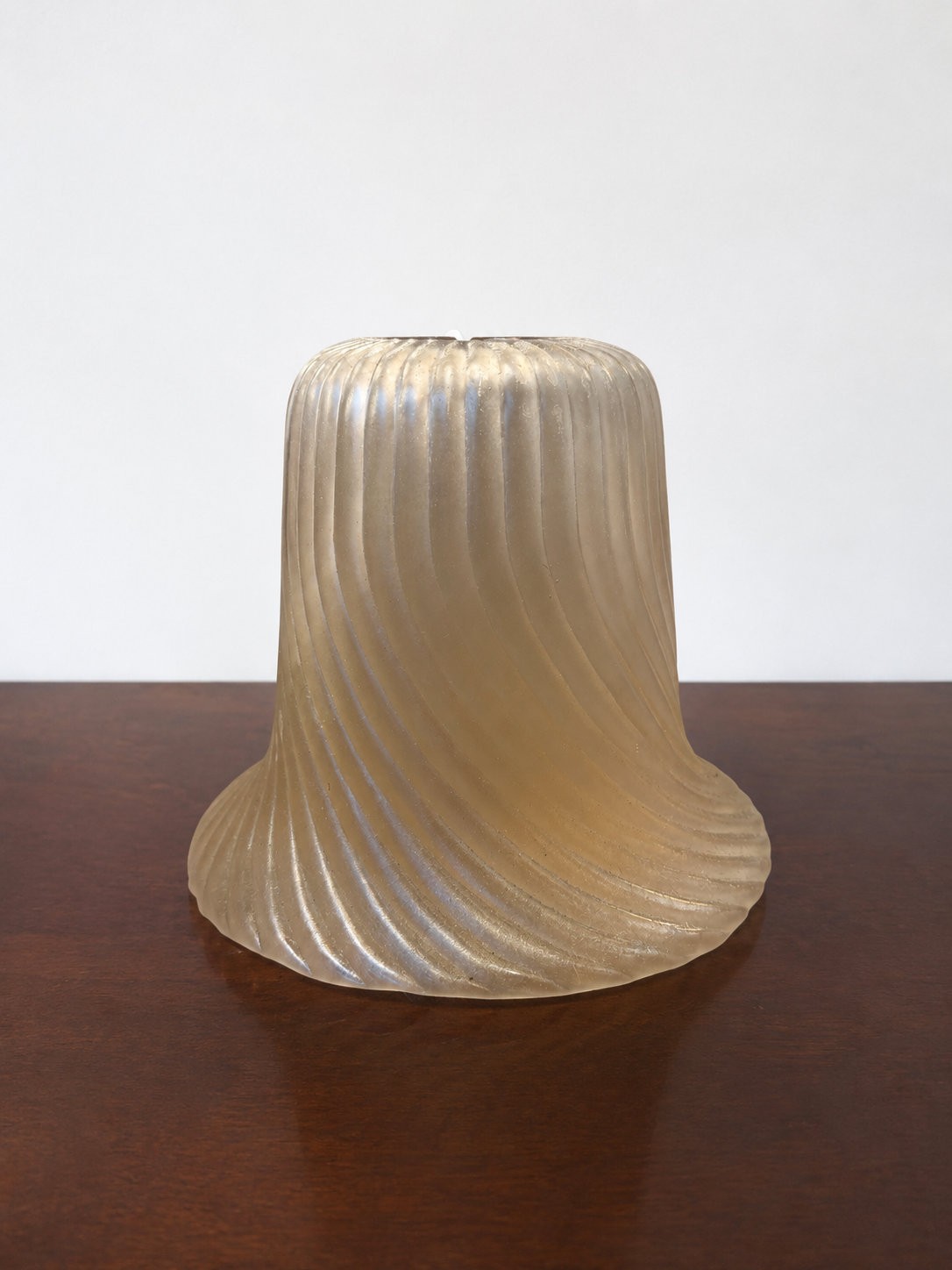 Vintage Frosted Swirl Glass Shade