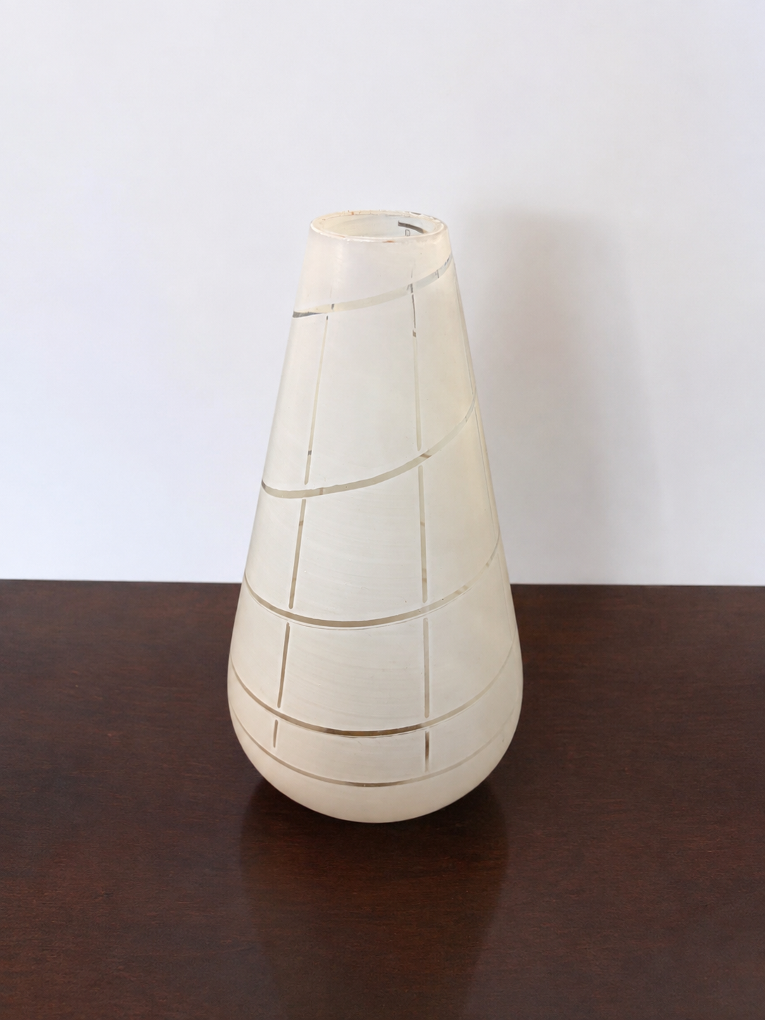 Mid Century Conical Glass Shade