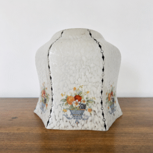 Vintage Hexagonal Mottled Glass Shade