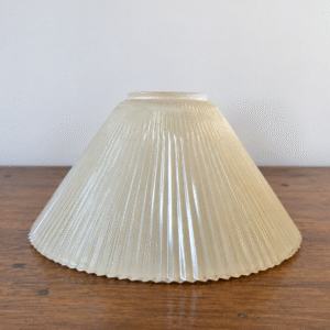Vintage Pleated Glass Shade