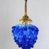 Contemporary Lightweight Industrial Pendant Vintage Hand-made Murano Glass Pendant