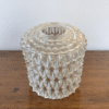 Mid Century Diamond Point Glass Shade