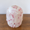 Art Deco Pink Mottled Glass Shade