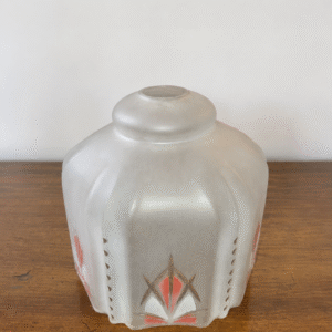 Art Deco Frosted Glass Shade