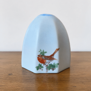 Vintage Blue Tinted Glass Shade