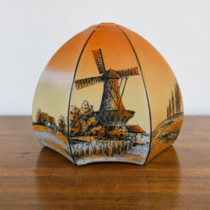 Art Deco Orange Windmill Shade