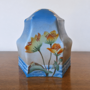 Art Deco Blue Glass Shade