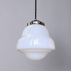 Vintage Acorn Opaline Pendant