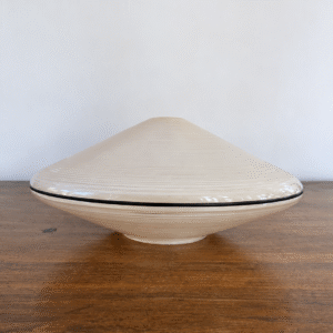 Mid Century Pink Glass UFO Shade