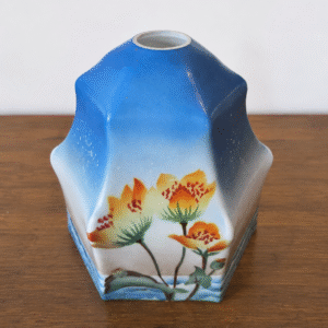Art Deco Blue Glass Shade