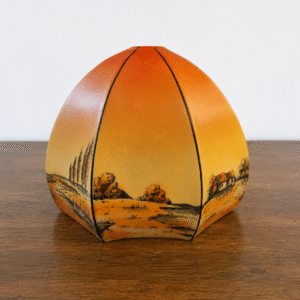 Art Deco Orange Windmill Shade