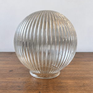 Vintage Ribbed Globe Shade