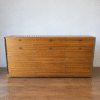 Mid Century Zebrano Wood Cabinet