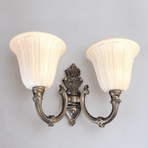 Vintage Ornate Double Wall Sconce