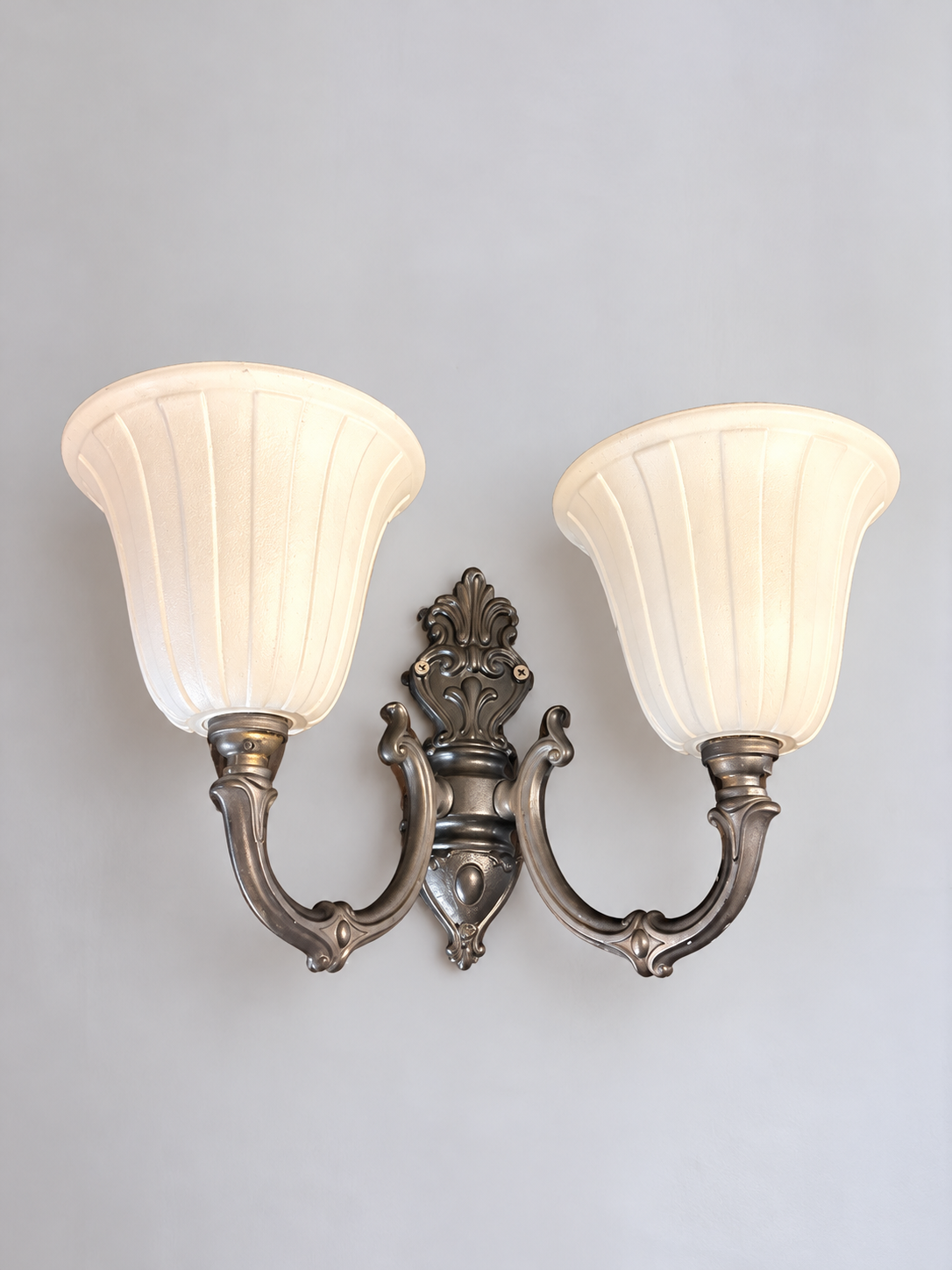 Vintage Ornate Double Wall Sconce