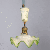 Vintage French Pulley Ceramic Light