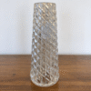 Mid Century Diamond Cut Glass Shade