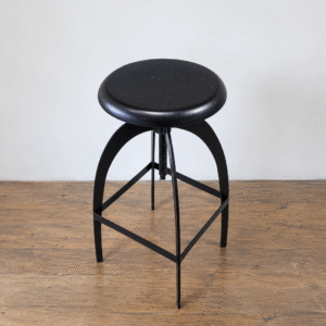 Contemporary Black Metal Stool