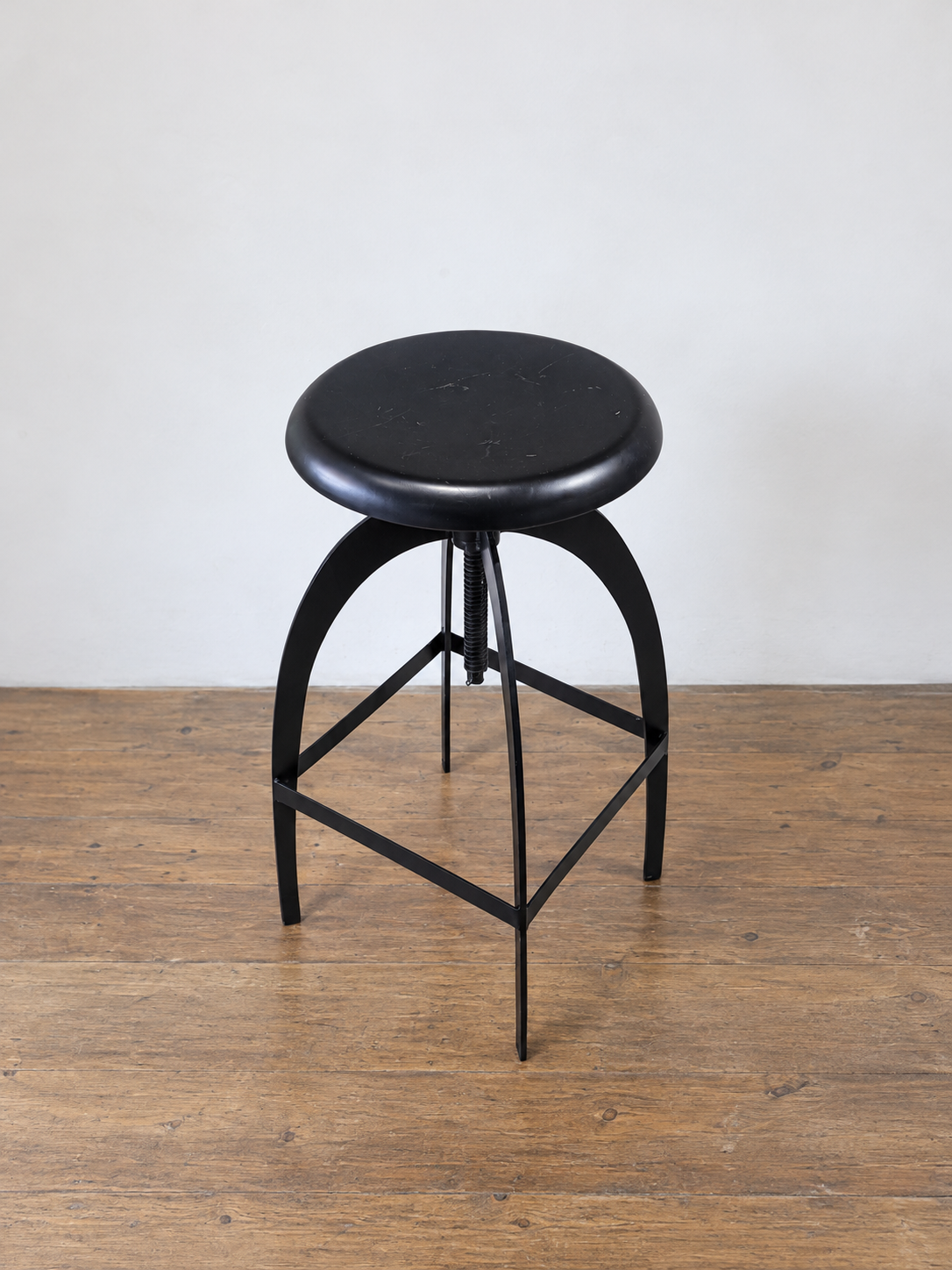 Contemporary Black Metal Stool